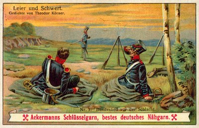 Lied der Konföderierten vor der Schlacht von (after) German School