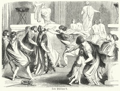 Tod von Philipp II. von Makedonien von (after) German School