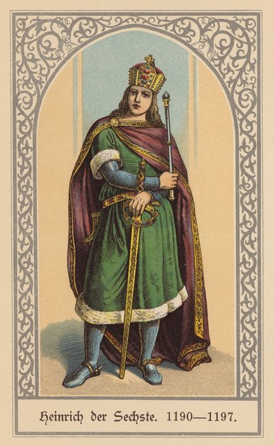 Heinrich VI., Heiliger Römischer Kaiser von (after) German School