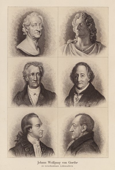Johann Wolfgang von Goethe, deutscher Dichter und Dramatiker von (after) German School