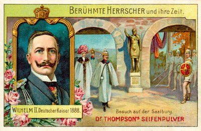 Kaiser Wilhelm II. besucht die Saalburg, Deutschland von (after) German School