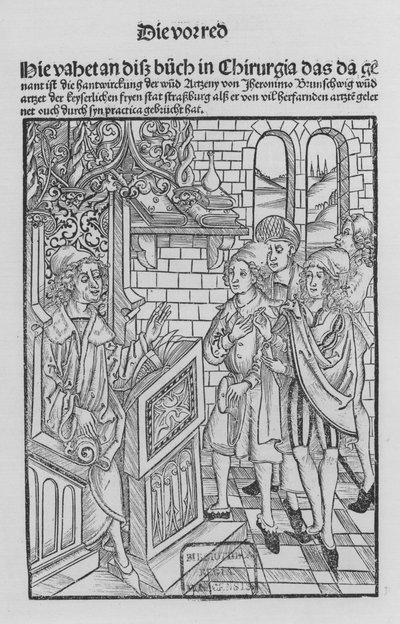 Das Buch der Chirurgie von Hieronymus Brunschwig von (after) German School