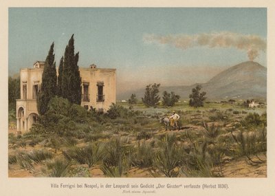Villa Ferrigni, bei Neapel von (after) German School