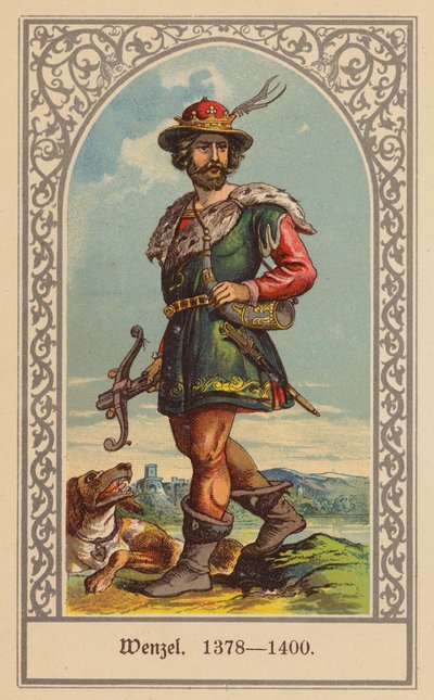 Wenzel IV., König von Böhmen und Deutschland von (after) German School