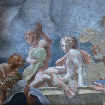 Jugendlicher (Fresko, Dom von Parma, Italien) von (c.1489 1534) Correggio