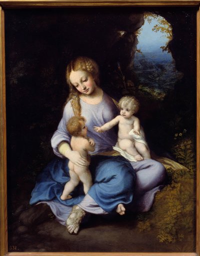 Die Jungfrau, Jesus und der heilige Johannes als Kind von (c.1489 1534) Correggio