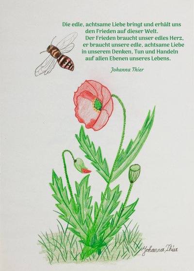 Das Bild der edlen, achtsamen Liebe von Johanna Thier