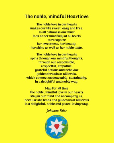 The noble, mindful Heartlove - Version 2 von Johanna Thier