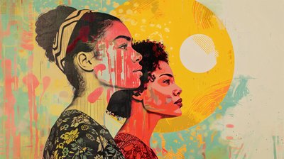 Frauen blicken auf den Horizont von F. Abderrahim