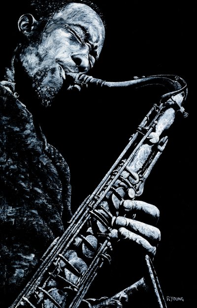 Lässiger Saxophon von Richard Young