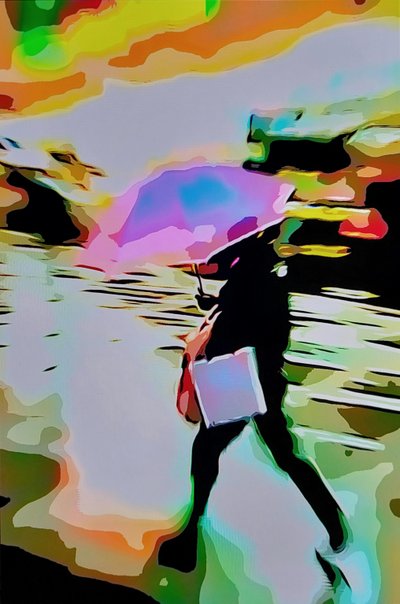 Psychedelisches Mädchen von Mavet