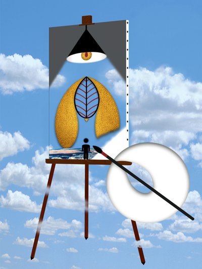Die Malkunst (II) von Alexander Eibach