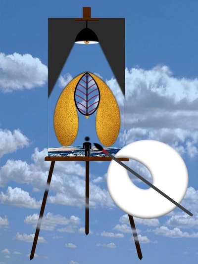 Die Malkunst (III) von Alexander Eibach