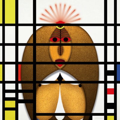 Lockdown (XVII) - (aus der Serie Animal Rationale) von Alexander Eibach