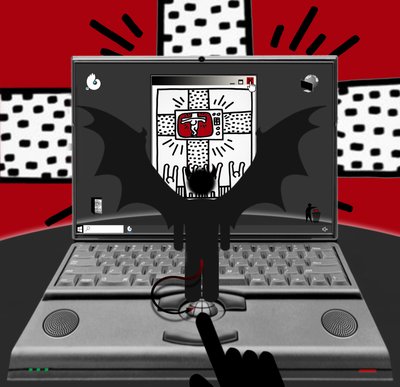 Der Antichrist (III) (aus der Serie: Windows) von Alexander Eibach