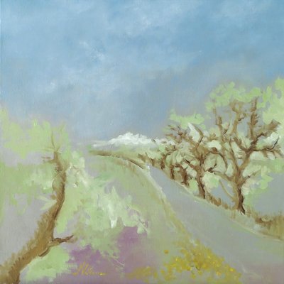 Entlang der Straße im Frühling von M. Vet