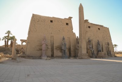 Luxor-Tempel, antike ägyptische Architektur in Luxor von Albert Mansour