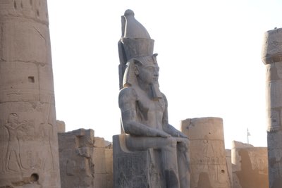 Luxor-Tempel, antike ägyptische Architektur in Luxor von Albert Mansour