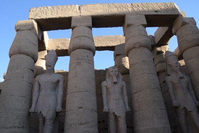 Luxor-Tempel, antike ägyptische Architektur in Luxor von Albert Mansour