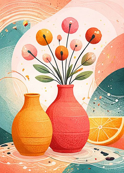 Sommerliche Fülle von Nomi Morina
