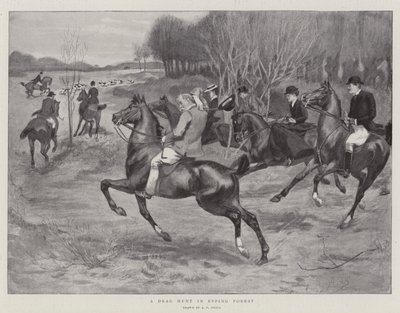 Eine Schleppjagd im Epping Forest von A. G. Small