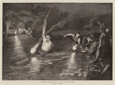 Lachsspeeren in den Highlands von A. G. Small