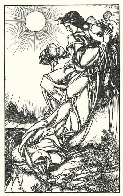 Illustration zu Tennysons In Memoriam von A. Garth Jones