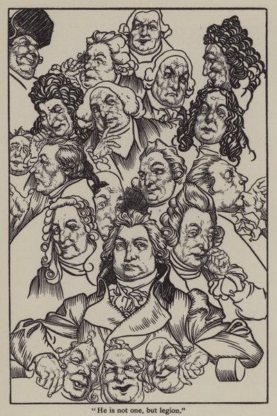 Illustration für Die Essays von Elia von Charles Lamb von A. Garth Jones