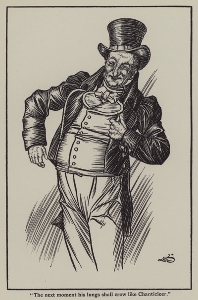 Illustration für Die Essays von Elia von Charles Lamb (Lithographie) von A. Garth Jones