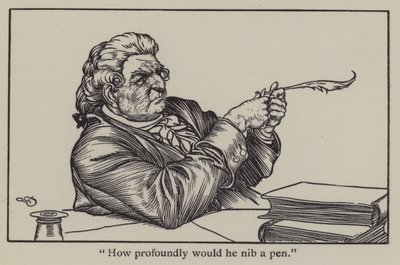 Illustration für The Essays of Elia von Charles Lamb von A. Garth Jones
