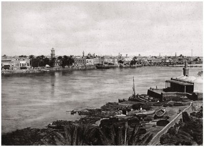 Modernes Bagdad, die Stadt der Kalifen, Irak, 1925 von A. Kerim