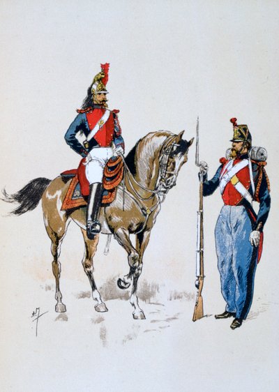 Pariser Garde, 11. Dezember 1852 - 10. September 1870, 1887 von A. Lemercier