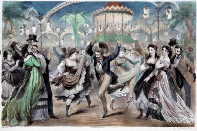 Die Mabille-Szene Tanzball von A Provost
