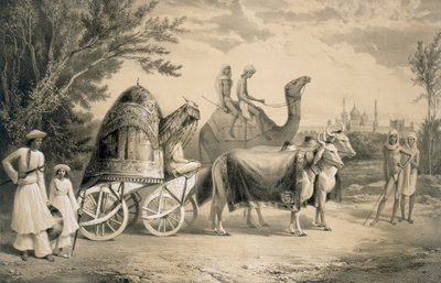 Haremwagen des Königs von Delhi, aus 