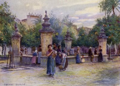 Cordova, Patio de los Naranjos von A. Trevor Haddon