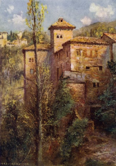 Granada, Torre de las Damas von A. Trevor Haddon