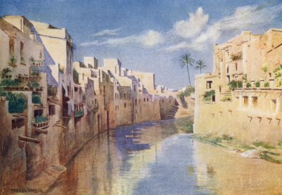 Orihuela am Fluss Segura von A. Trevor Haddon