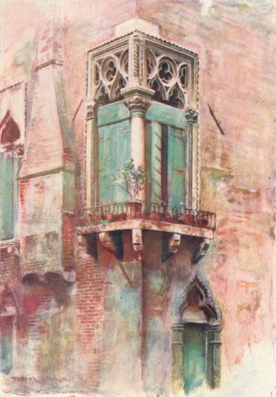 Palazzo Priuli Eckfenster von A. Trevor Haddon