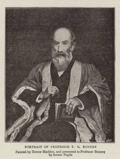 Porträt von Professor T. G. Bonney von A. Trevor Haddon