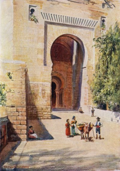 Die Alhambra, Tor der Gerechtigkeit von A. Trevor Haddon