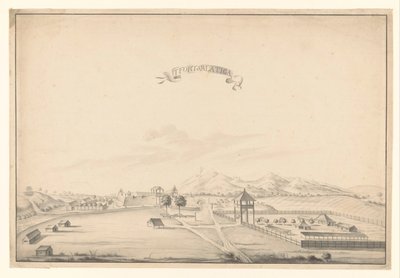 Ansicht des Fort Salatiga von A. de Nelly (possibly)