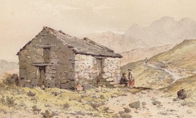 Hütte bei Gorphwysfa, Nordwales von Aaron Edwin Penley
