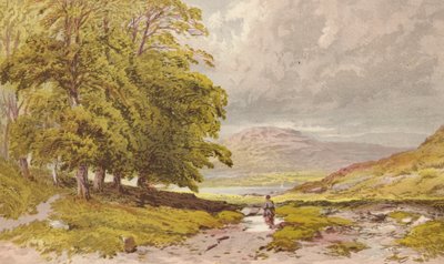 Der erste Blick auf Grasmere von der Keswick Road von Aaron Edwin Penley