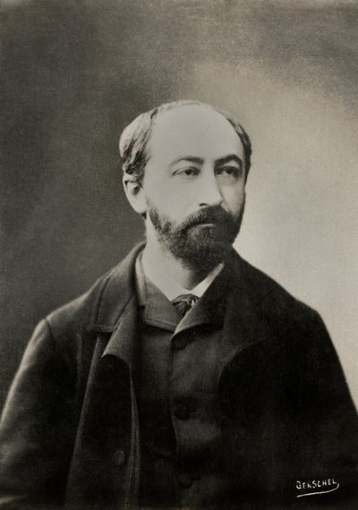 Porträt des Schriftstellers Eugene Muntz von Aaron Gerschel