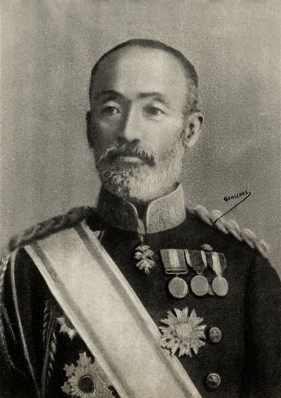 Porträt des Generals Maresuke Noghi von Aaron Gerschel