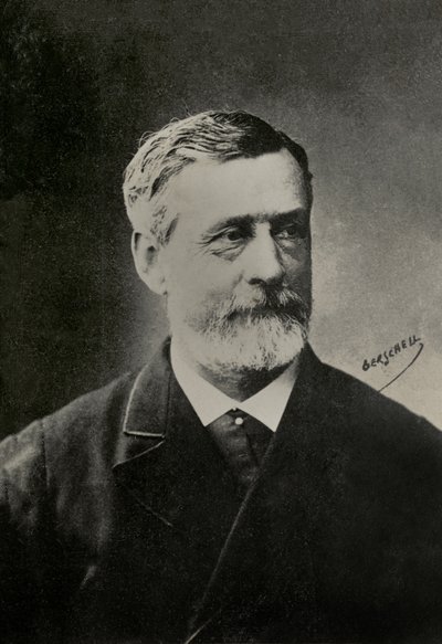 Porträt des französischen Bildhauers Paul Dubois von Aaron Gerschel