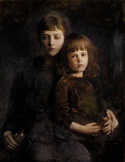 Bruder und Schwester Mary und Gerald Thayer, 1889 von Abbott Handerson Thayer