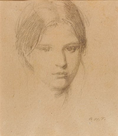 Porträt der Tochter des Künstlers, Mary von Abbott Handerson Thayer