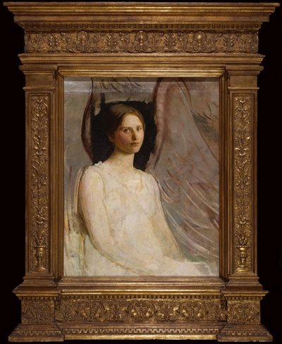 Studie für sitzenden Engel von Abbott Handerson Thayer