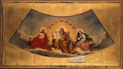 Der ewige Vater, Christus und die Jungfrau von Abel de Pujol